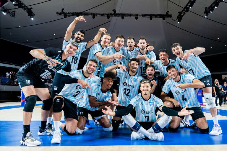 La selección argentina nunca antes acceded to the quarterfinals of the Nations League of vóleibol