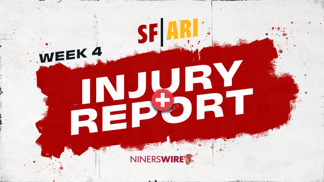 San Francisco 49ers-Arizona Cardinals Week 4 injury report