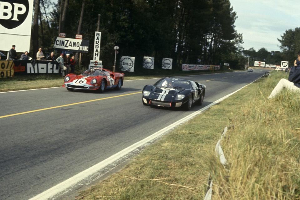 no 2 bruce mclaren, chris amon ford mk ii, won the race