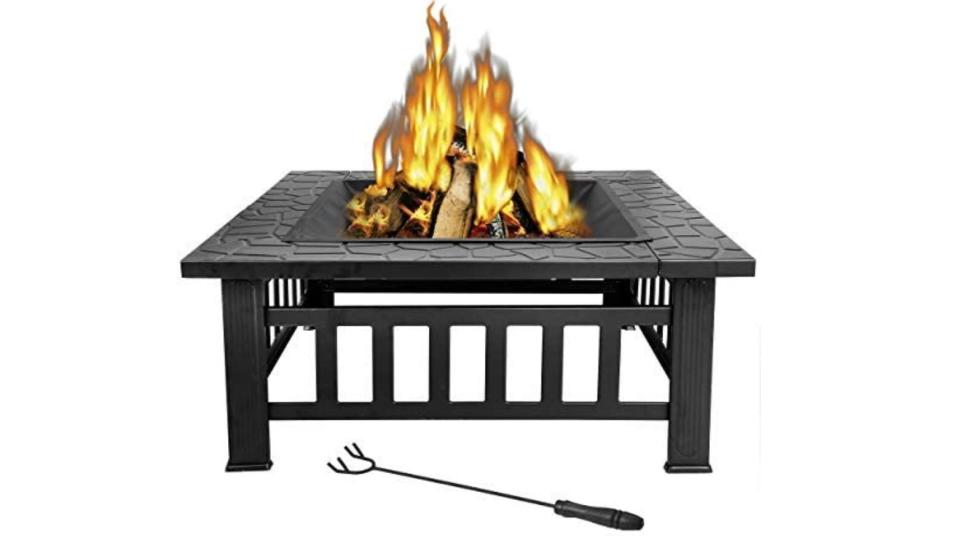 For less than $100, you can nab a best-selling fire pit with tons of accessories.