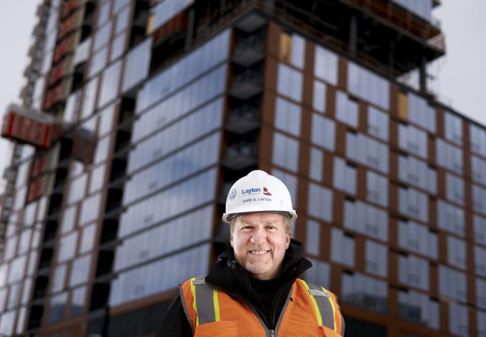 Dave Layton, president & CEO of Layton Construction, is photographed in Salt Lake City on Thursday, Jan. 11, 2024. | Laura Seitz, Deseret News