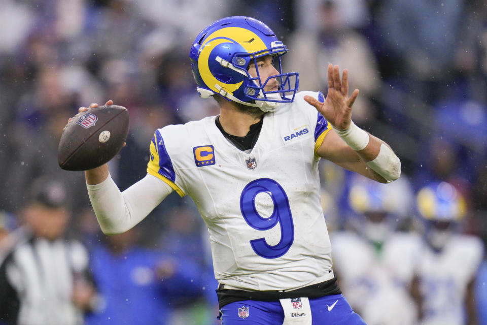 Los Angeles Rams quarterback Matthew Stafford (9). Mandatory Credit: Jessica Rapfogel-USA TODAY Sports