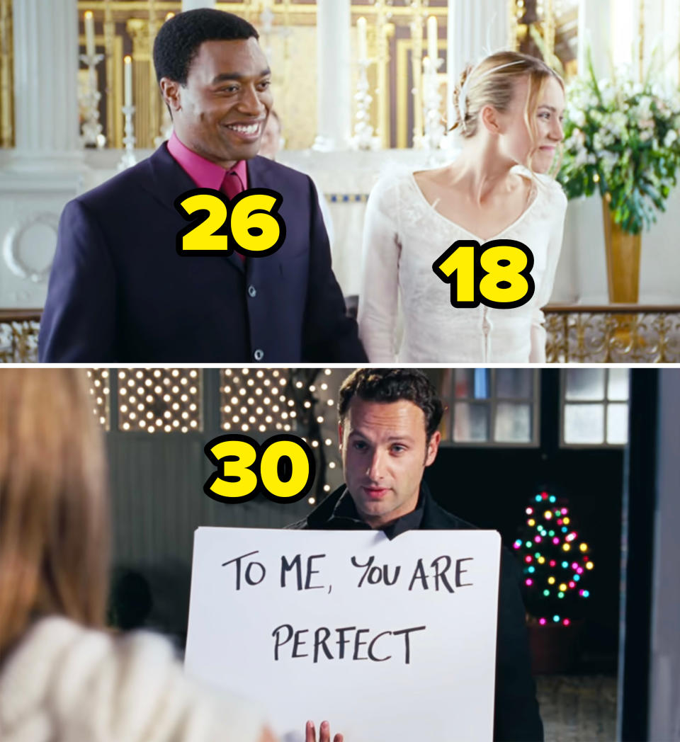 Screenshots from "Love Actually"