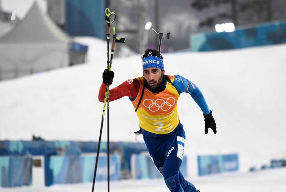 Pas de nouvelle médaille pour Fourcade à PyeongChang (AFP).