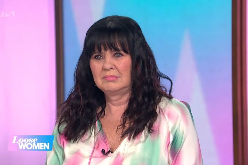 Coleen during Monday's episode of Loose Women