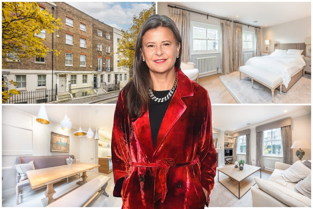 £6.75m: comedian and actress Tracey Ullman’s former family home is for sale in Mayfair  (ES Composite)