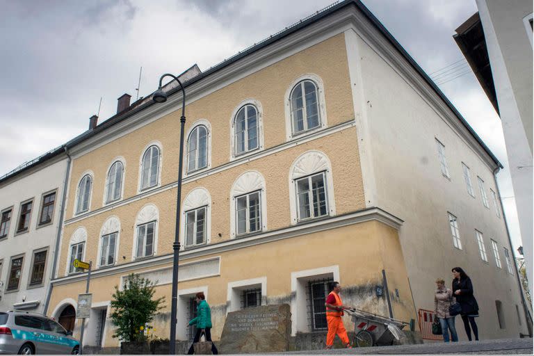 La casa donde nació Hitler, en Braunau Am Inn, Austria