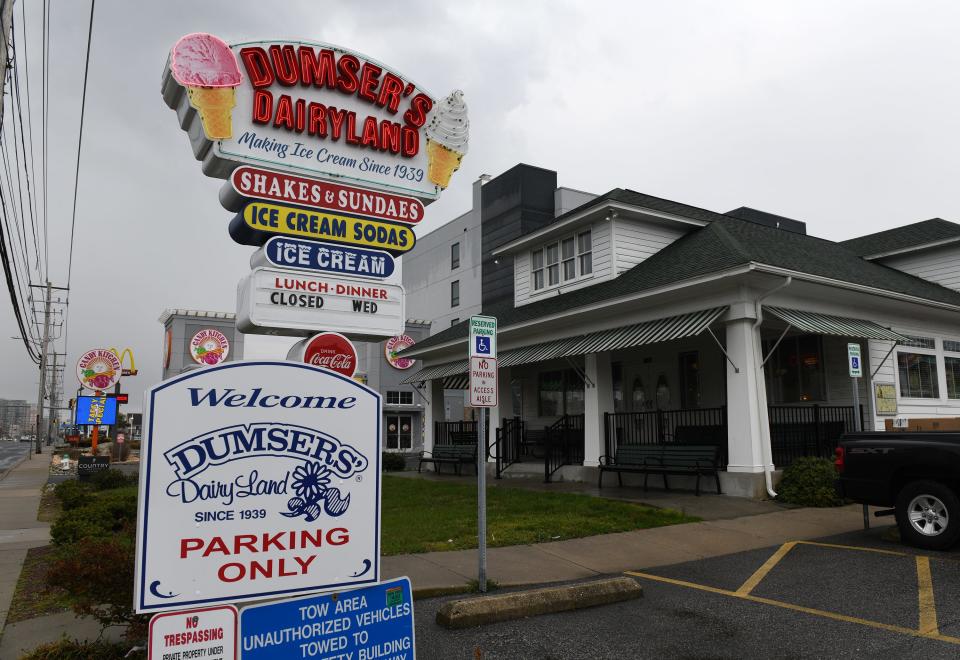 Dumser's Dairyland Restaurant Tuesday, April 5, 2022, in Ocean City, Maryland.