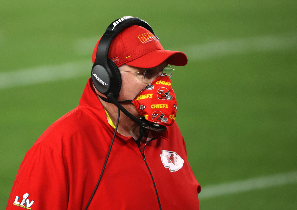 Head coach Andy Reid of the Kansas City Chiefs