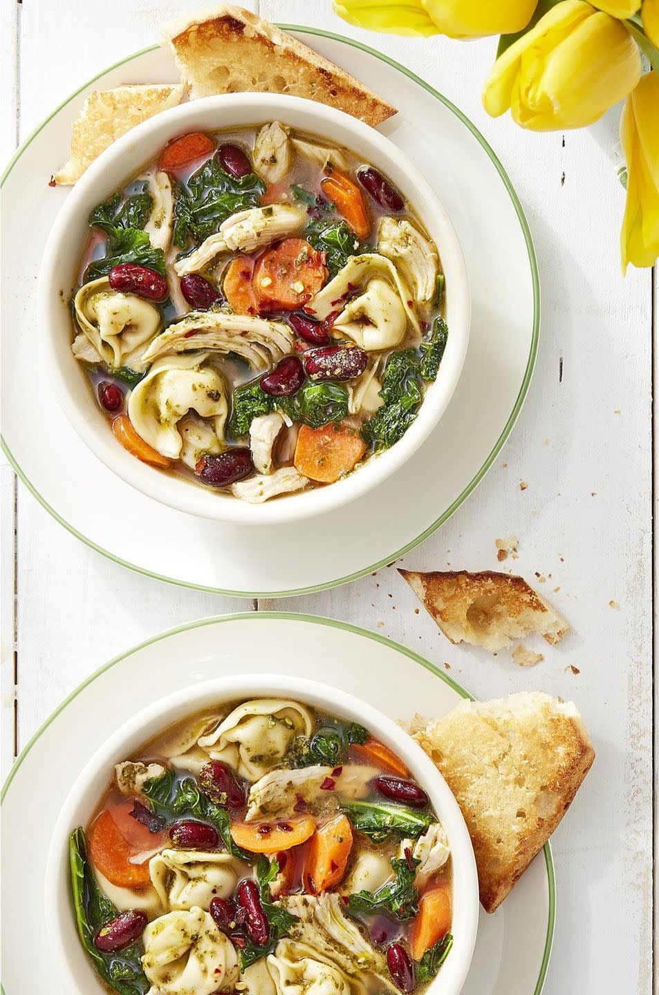 pesto chicken minestrone