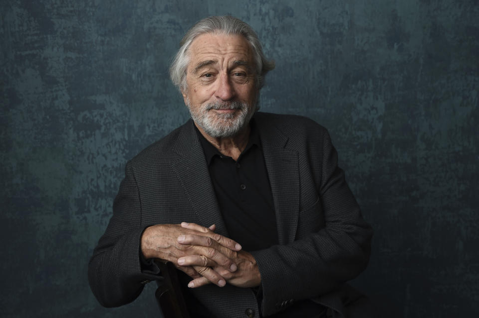 Robert De Niro poses for a portrait at the 92nd Academy Awards Nominees Luncheon at the Loews Hotel on Monday, Jan. 27, 2020, in Los Angeles. (AP Photo/Chris Pizzello)