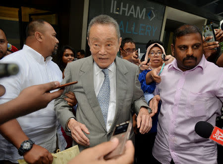 Businessman Robert Kuok leaves a Council of Elders meeting in Kuala Lumpur, Malaysia May 22, 2018. REUTERS/Stringer