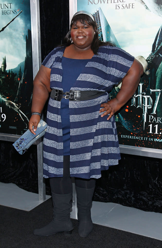 Harry Potter and the Deathly Hallows Pt 1 NYC premiere 2010 Gabourey Sidibe