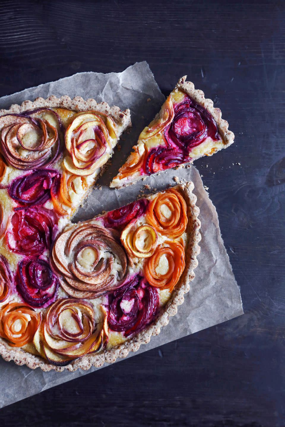 Stone Fruit Almond Tart