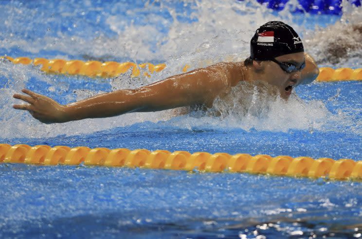 Joseph Schooling file photo. (PHOTO: Getty Images)