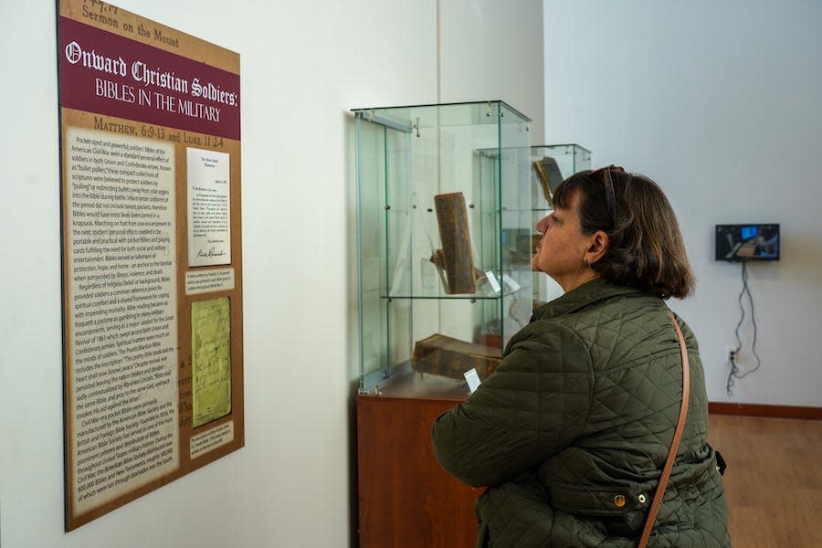 Gardner-Webb University and the Earl Scruggs Center have created an exhibit: “Bound by Faith: The Bibles of Cleveland County.”