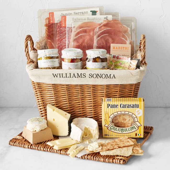 <p><a href="https://go.redirectingat.com?id=74968X1596630&url=https%3A%2F%2Fwww.williams-sonoma.com%2Fproducts%2Fwilliams-sonoma-deluxe-cheese-and-charcuterie-hamper%2F&sref=https%3A%2F%2Fwww.delish.com%2Fkitchen-tools%2Fcookware-reviews%2Fg41696870%2Fbest-gifts-for-chefs%2F" data-i13n="elm:affiliate_link;elmt:premonetized" rel="sponsored" target="_blank" data-ylk="slk:Shop Now;elm:affiliate_link;elmt:premonetized;itc:0;sec:content-canvas" class="link rapid-noclick-resp rapid-with-clickid etailiffa-link">Shop Now</a></p> <p>Williams Sonoma Deluxe Cheese & Charcuterie Hamper</p> <p>Williams Sonoma</p> <p>$179.95</p><span class="copyright">Williams Sonoma</span>