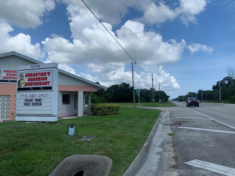 Sebastian's Roadside Restaurant sits at U.S. 1 and Old Dixie Highway, to the east of a railroad crossing the Indian River County Commission in August 2023 opted to close. Commissioners approved a proposal to close the railroad crossing at Old Dixie Highway in Sebastian in exchange for Florida East Coast Railway giving the Florida Department of Transportation permission to widen County Road 510 by two lanes across the tracks just west of the intersection of U.S. 1.