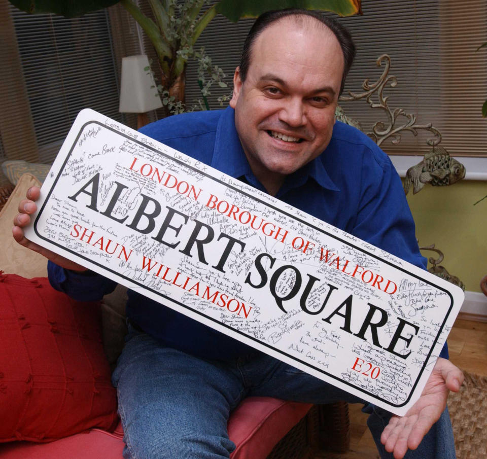 Actor Shaun Williamson who played Barry Evans in TV programme Eastenders