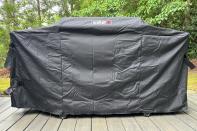 <p>The Weber Slate underneath its cover.</p> 