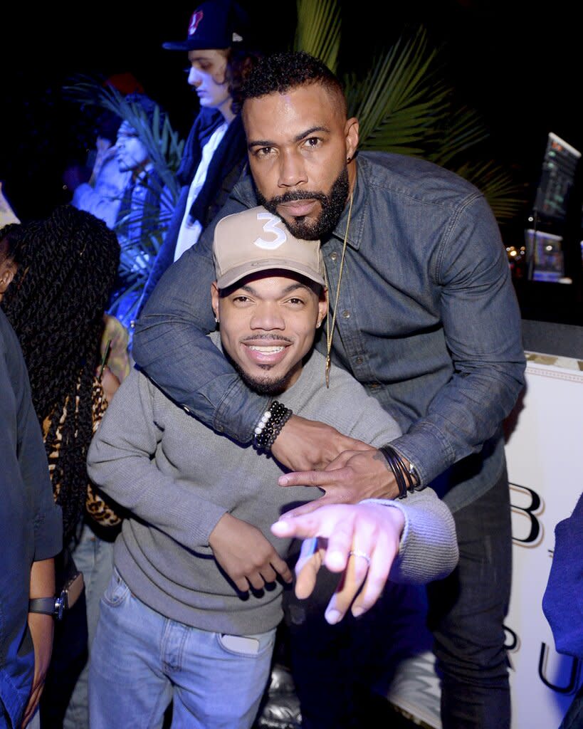 Chance the Rapper and Omari Hardwick