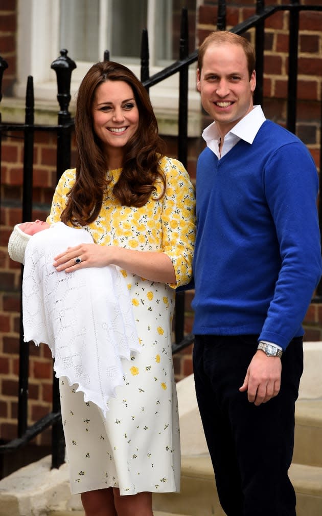 The Duke And Duchess Of Cambridge Depart The Lindo Wing With Their Daughter