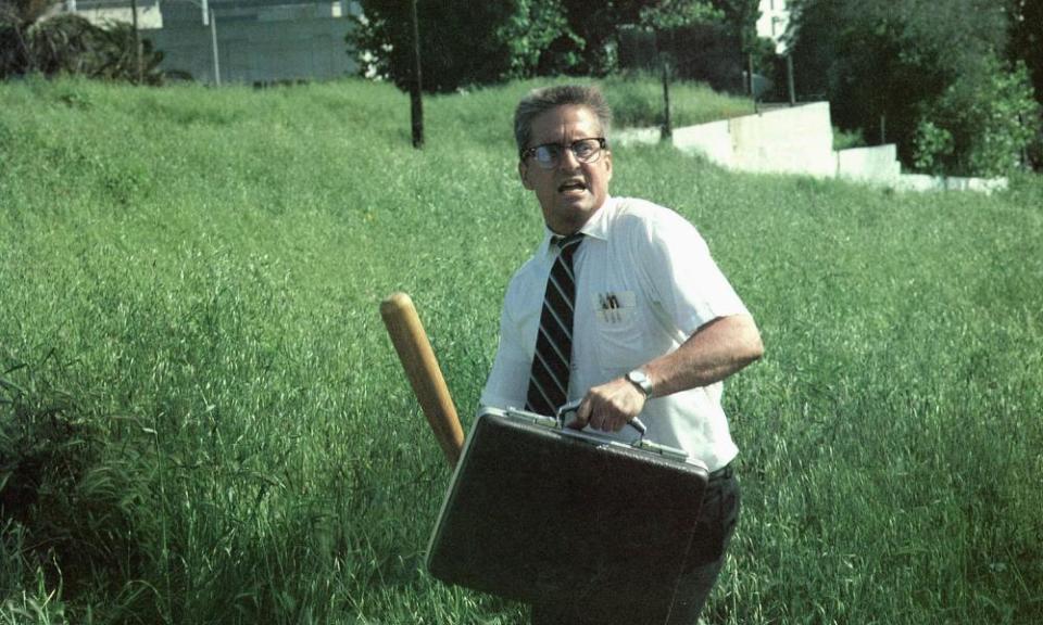 Michael Douglas in Falling Down.