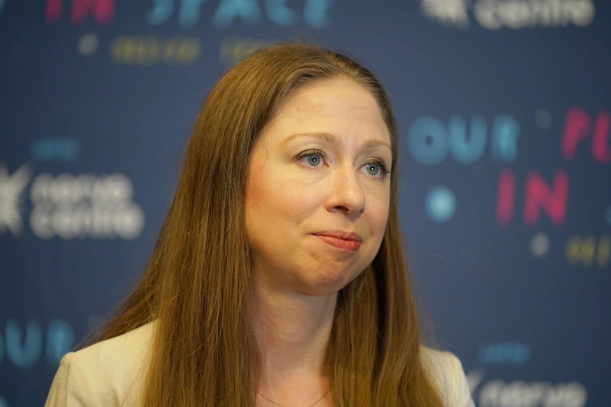 Chelsea Clinton in conversation at the Lyric Theatre in Belfast (PA) (PA Wire)