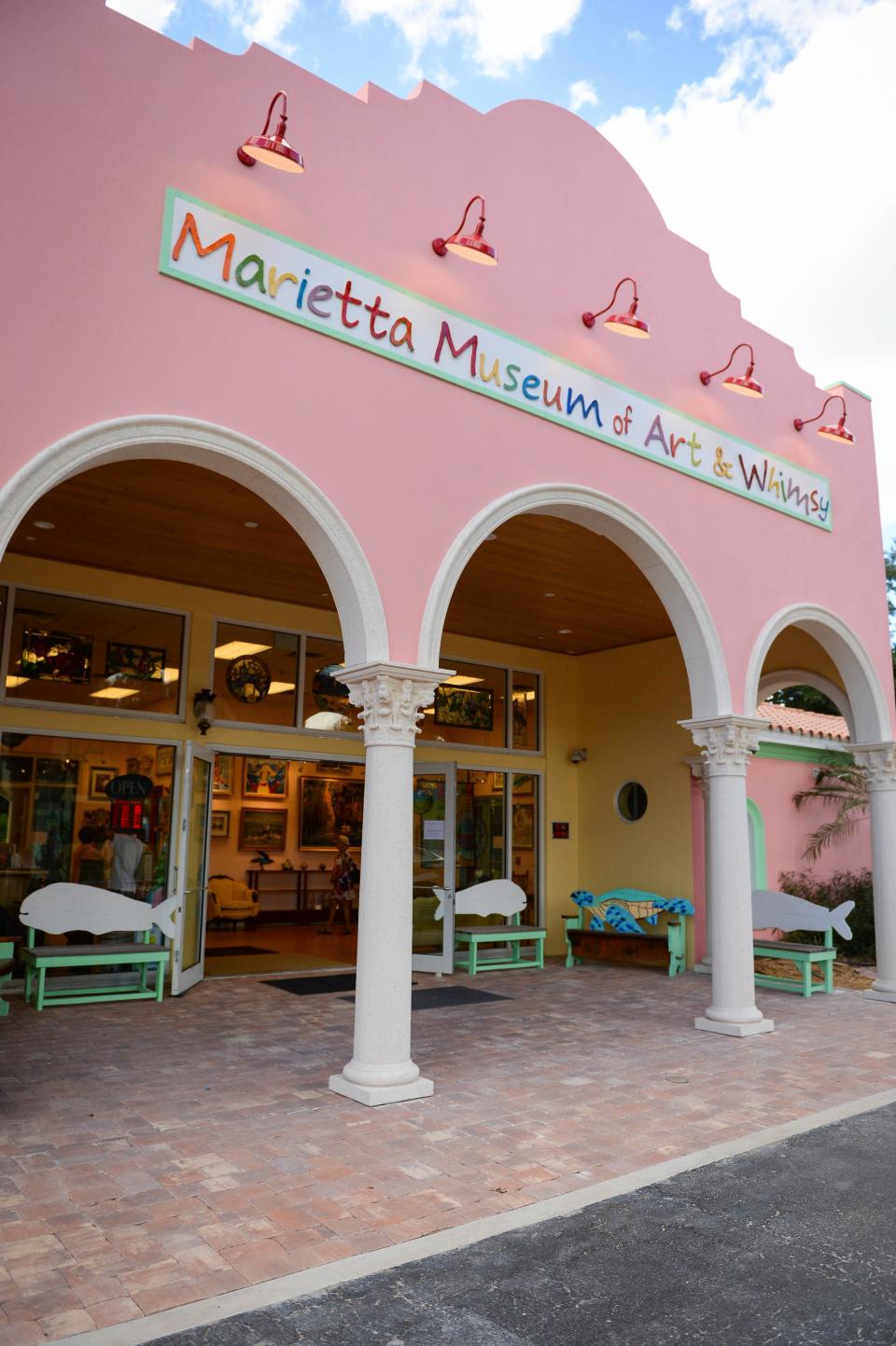 The Marietta Museum of Art & Whimsy in Sarasota has reopened its outdoor garden area after a redesign.