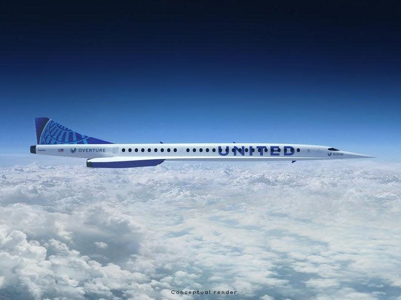 Boom Supersonic United Airlines