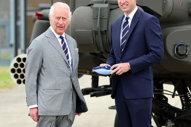 King Charles and Prince William