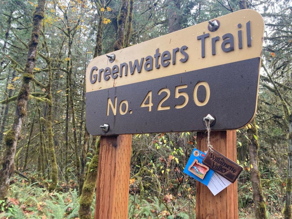 Two hundred ornaments have been hidden on Oregon national forest trails.