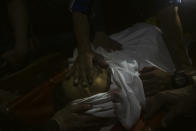 <p>Relatives and friends mourn the death of 15-year-old Palestinian Mohammed Ibrahim Ayoub, who was reportedly shot and killed by the Israeli troops during clashes along the Israel-Gaza border, on April 20, 2018. (Photo: Fabio Bucciarelli for Yahoo News) </p>