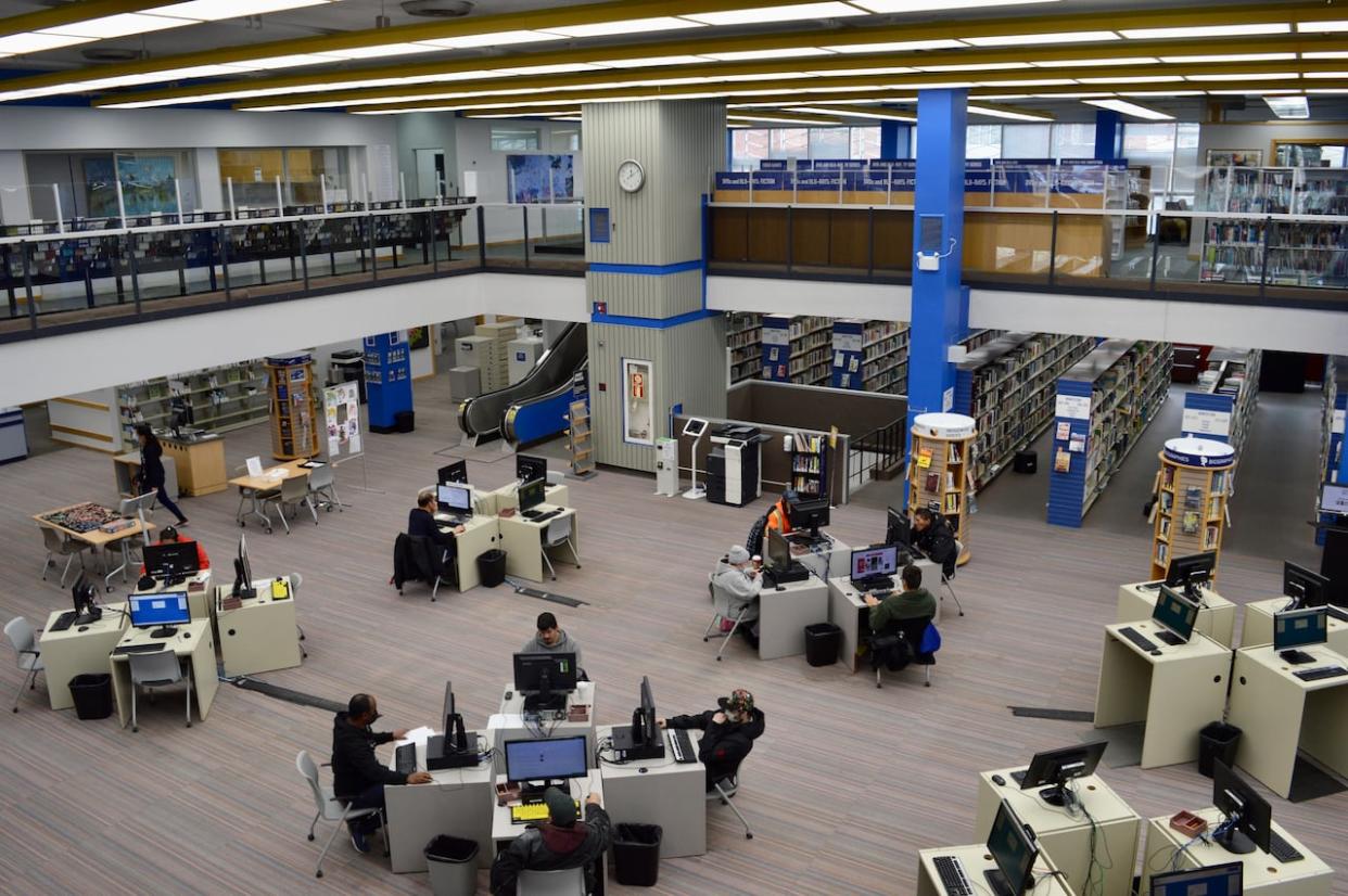 Future plans for the Regina Public Library's central branch are starting to take shape.  (Alexander Quon/CBC News - image credit)