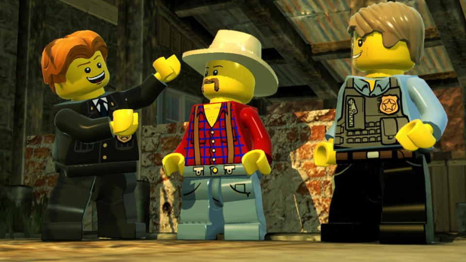 This publicity photo provided by Nintendo/TT Fusion shows a scene from the video game, “Lego City Undercover." (AP Photo/Nintendo/TT Fusion)