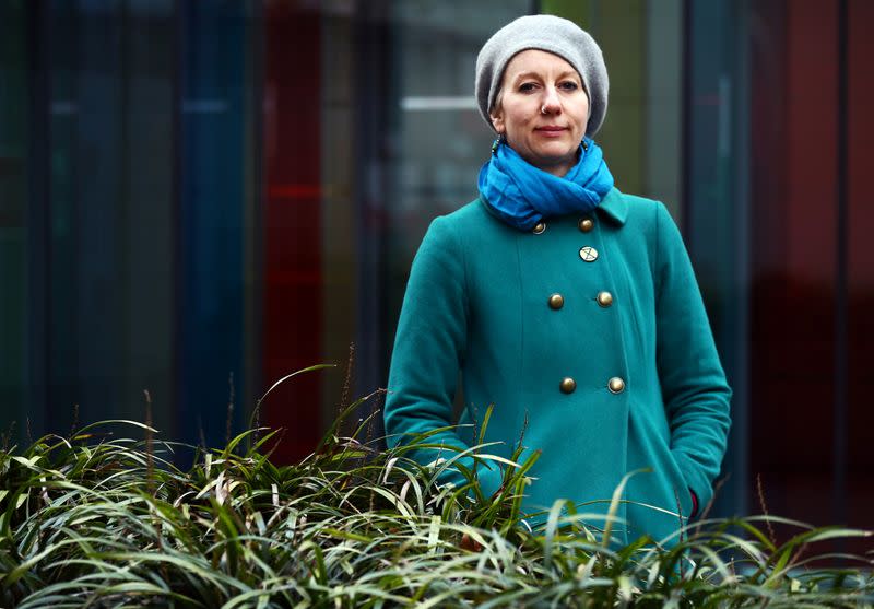 Extinction Rebellion co-founder Gail Bradbrook poses for a photograph in London