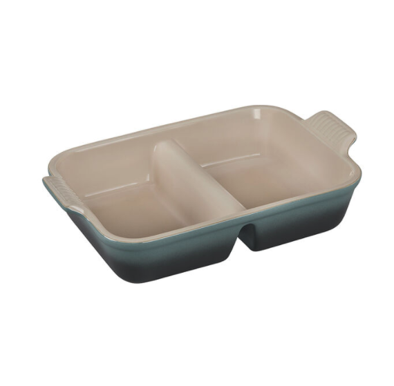 4) Heritage Rectangular Divided Baking Dish