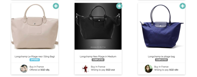 Longchamp Price List in Singapore