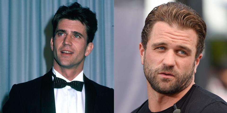 Mel Gibson and Milo Gibson at 28