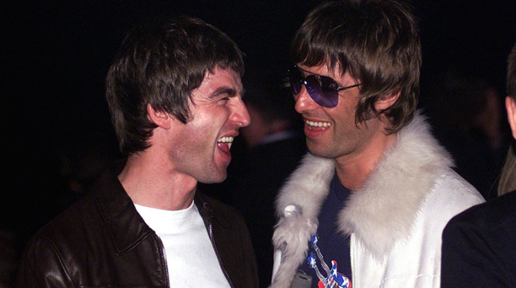 Noel and Liam Gallagher in happier times in 2001 (PA)