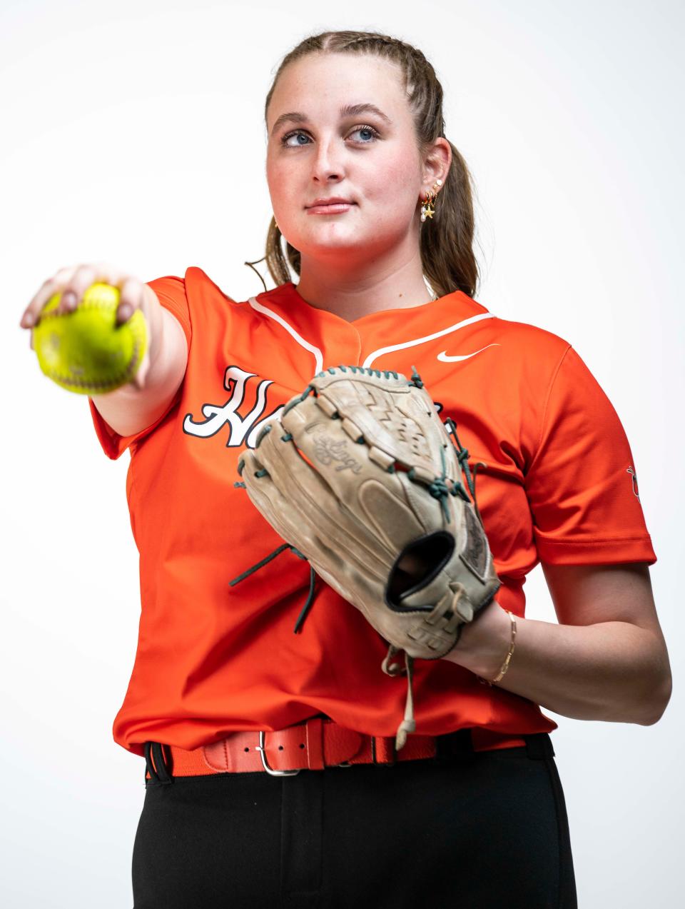 Beech Grove's Malone Moore poses for a photo Wednesday, March 13, 2024, at the Indianapolis Star.