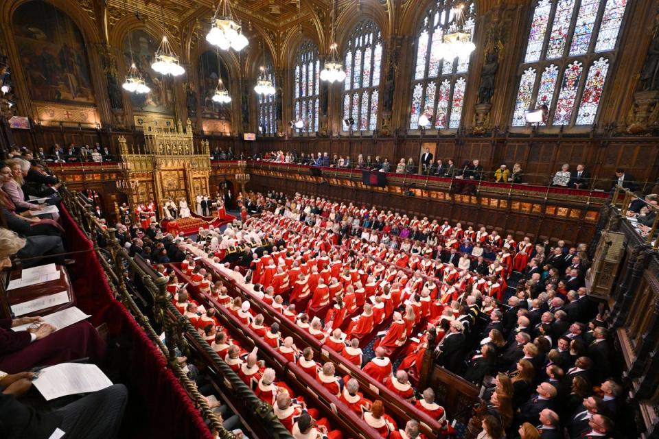 State Opening of Parliament in the House of Lords (PA Archive)