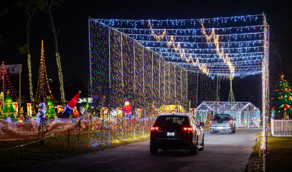 An elaborate Christmas light display created by Scott Fester was recently featured on ABC’s The Great Christmas Light Fight.  