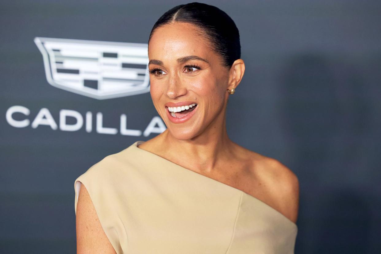 <p>Robin L Marshall/FilmMagic</p> Meghan Markle at the the 2023 Variety Power Of Women event on November 16, 2023