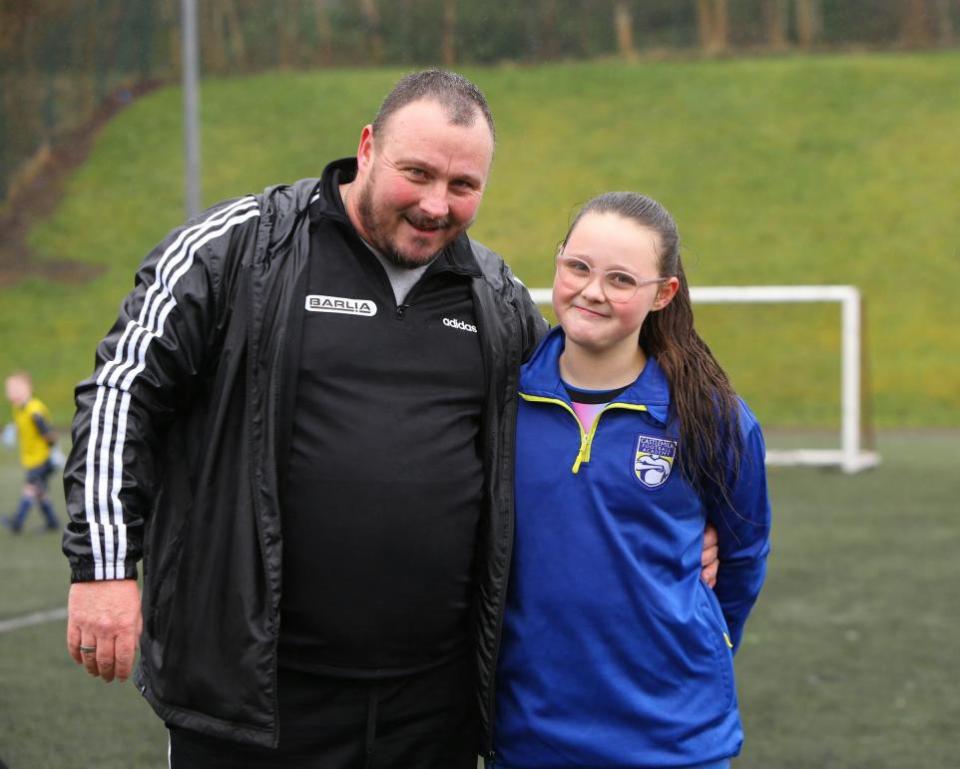 Glasgow Times: Ryan McMillan and daughter Ruby