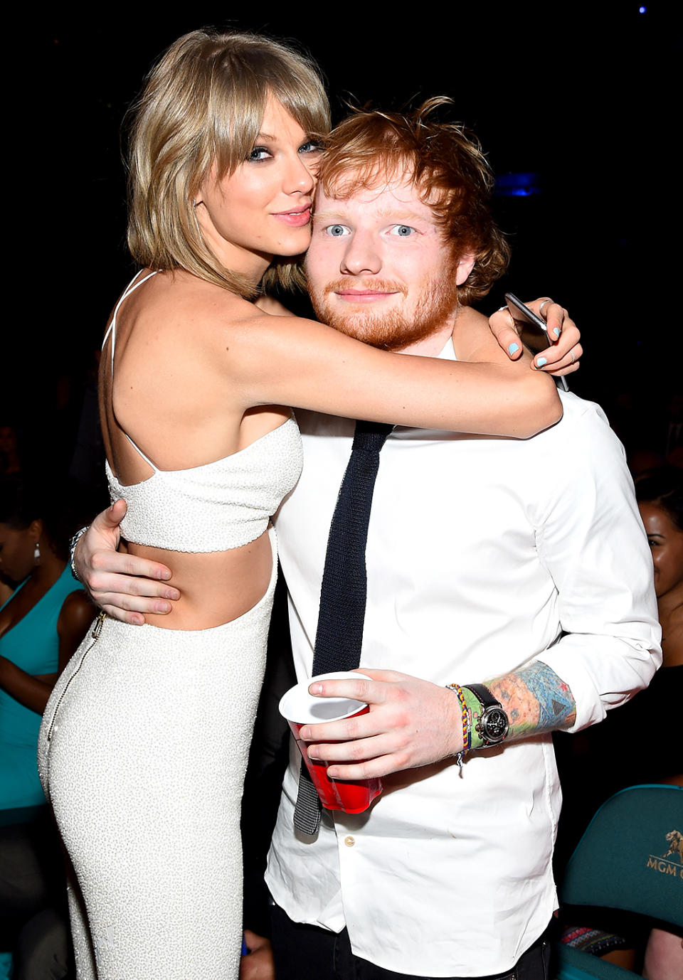 <p><strong>Status</strong>: In<br><strong>Why</strong>: Despite being <a rel="nofollow noopener" href="http://www.rollingstone.com/music/news/ed-sheeran-weighs-in-on-taylor-swift-katy-perry-feud-w488603" target="_blank" data-ylk="slk:civil to Katy Perry;elm:context_link;itc:0;sec:content-canvas" class="link ">civil to Katy Perry</a>, Ed Sheeran is one of the guys who gets a perma-invite into Taylor’s squad. He always gets included in #TayMerica (when it happens) and their bestie status has been confirmed <a rel="nofollow" href="https://www.yahoo.com/celebrity/ed-sheeran-says-being-an-underdog-helped-him-and-bff-taylor-swift-221948314.html" data-ylk="slk:over the last few months;elm:context_link;itc:0;sec:content-canvas;outcm:mb_qualified_link;_E:mb_qualified_link;ct:story;" class="link  yahoo-link">over the last few months</a>. During Ed’s massive press tour for “Divide,” he couldn’t stop singing Swift’s praises. In fact, he revealed he even <a rel="nofollow" href="https://www.yahoo.com/celebrity/did-ed-sheeran-just-admit-to-hooking-up-with-members-of-taylor-swifts-squad-232226679.html" data-ylk="slk:hooked up with a few;elm:context_link;itc:0;sec:content-canvas;outcm:mb_qualified_link;_E:mb_qualified_link;ct:story;" class="link  yahoo-link">hooked up with a few</a> of her squad members. When you have a friend like Taylor, what more do you need? (Photo: Larry Busacca/BMA2015/Getty Images for dcp) </p>