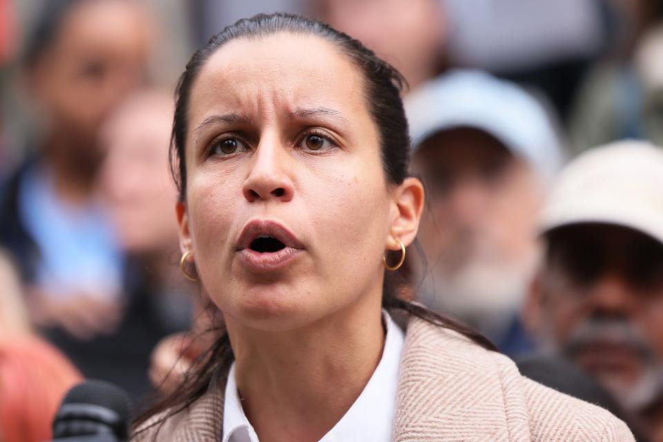 Queens Councilwoman Tiffany Caban took issue with the NYPD response to anti-Israeli Columbia University protests — prompting NYPD Chief of Patrol John Chell to call her opinion “garbage.” Michael M. Santiago