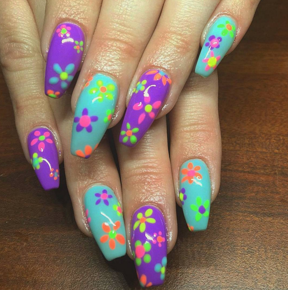 Neon Petals