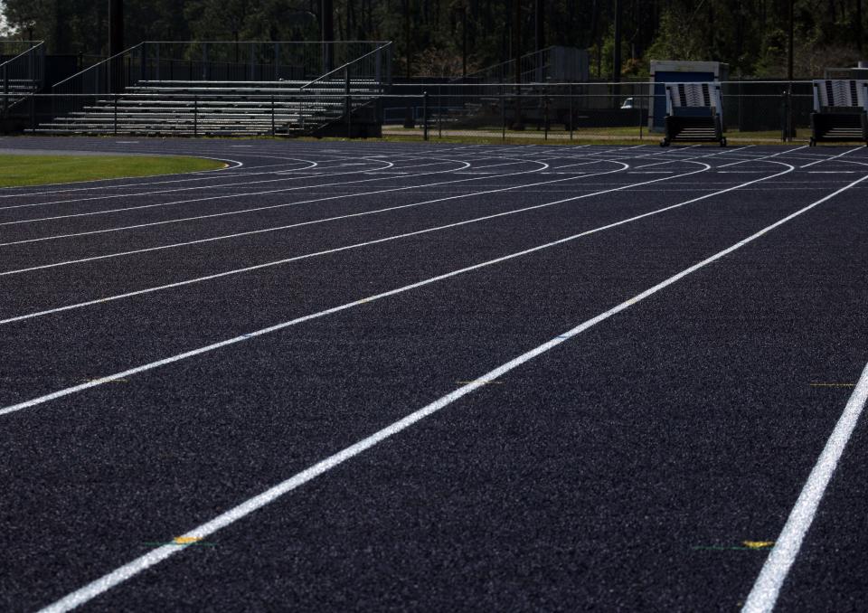 The University of North Florida installed a new track surface, among the fastest in the world, in March 2021.