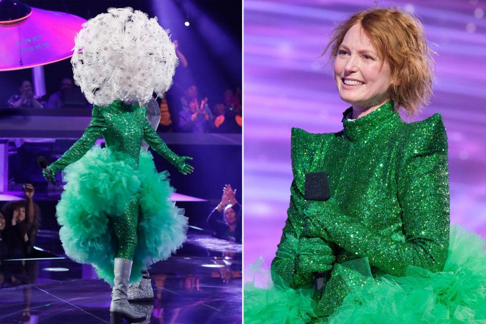 THE MASKED SINGER: L-R: Nick Cannon and Alicia Witt in the “MASKED SINGER IN SPACE” episode of THE MASKED SINGER airing Wednesday, April 12 (8:00-9:01 PM ET/PT) on FOX. CR: Michael Becker/FOX. ©2023 FOX Media LLC.